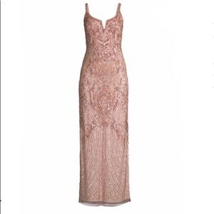 Brand new with tags AIDAN MATTOX sequined gown